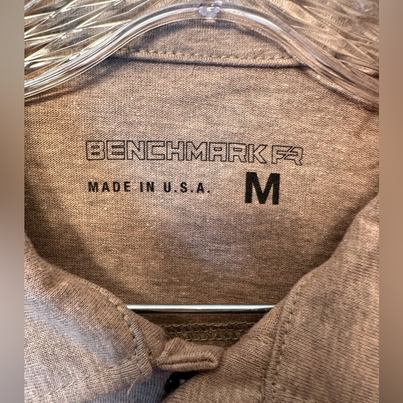 Benchmark Size M Oh Snap Hybrid FR Shirt Fire Resistant Stretch Material Tan - Picture 2 of 12